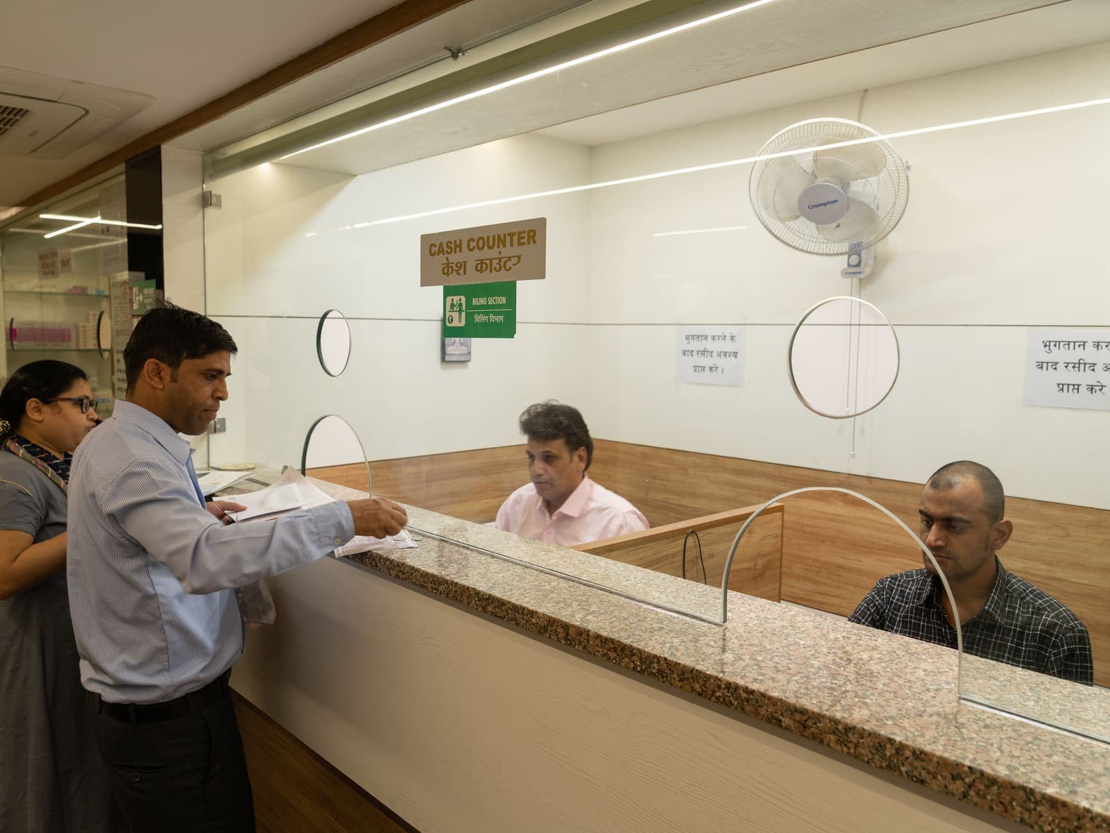 Shubh Labh – Cash Counter at Asian IVF, Indore