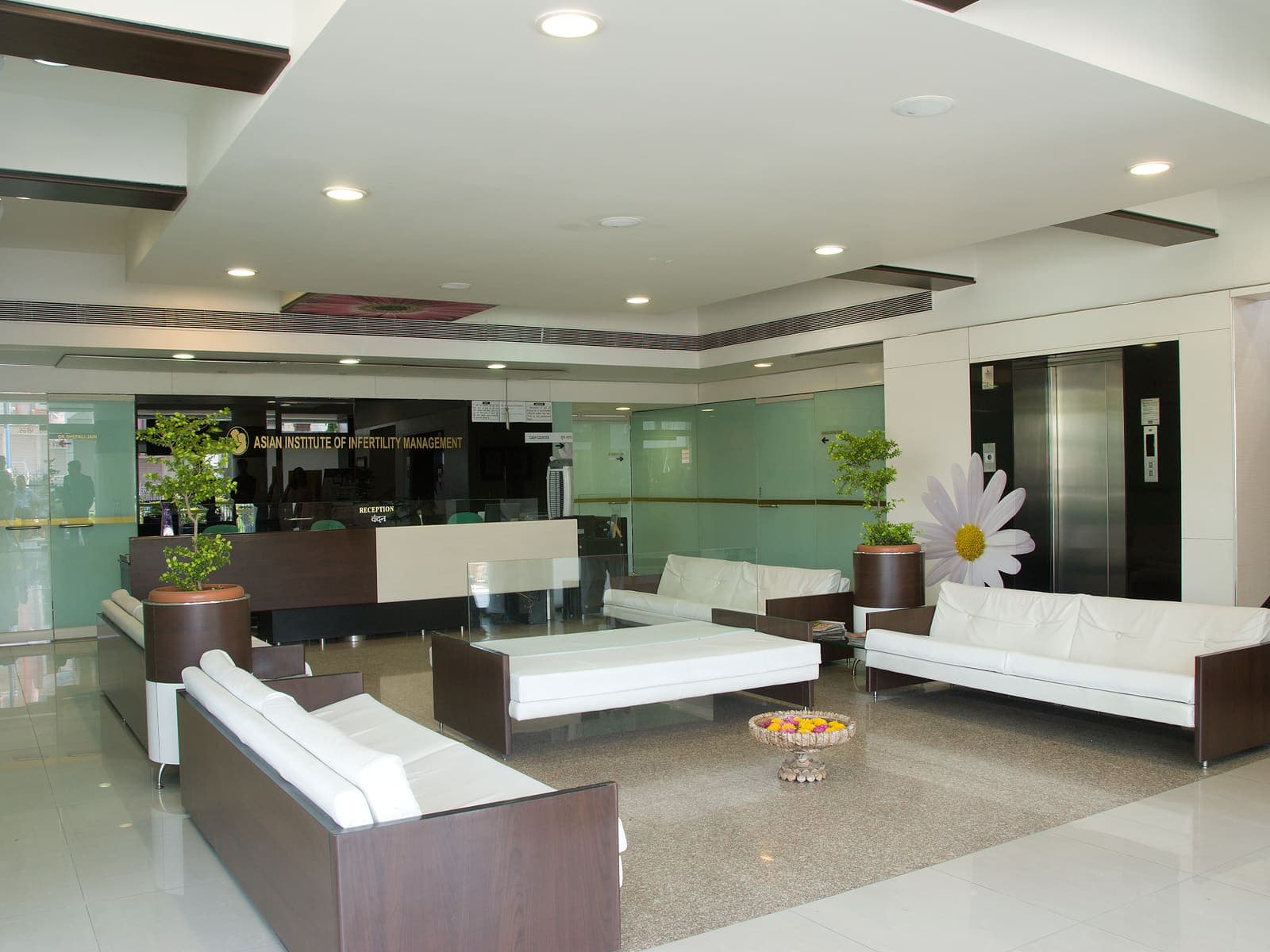 Swagat – Waiting Area at Asian IVF, Indore