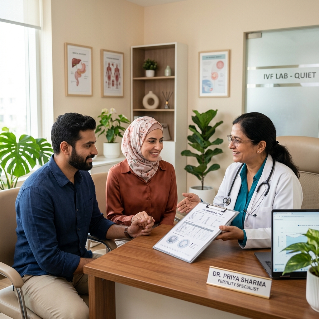 International patients consulting with Asian IVF specialist
